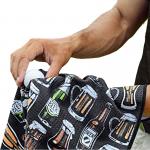 Custom Printed Logo Microfiber Waffle Golf Towel With Hook And Clip