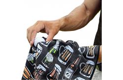 China Custom Printed Logo Microfiber Waffle Golf Towel With Hook And Clip supplier