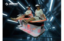 China 2 Players 9D VR Simulator Slide Virtual Reality Roller Coaster supplier