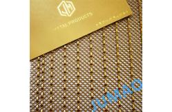 China Architectural Wire Fabric Crafted In Unique Patterns And Finishes 0.6kg-20kg/m2 supplier