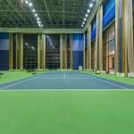 Corrosion Resistance 4mm Acrylic Tennis Court Green Synthetic Turf for sale