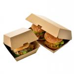 Custom Printed Cowhide Burger Box Eco Friendly and Customizable for Takeaway for sale
