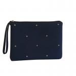 Neoprene Waterproof  Makeup Brush Bags / Custom Cosmetic Bags with Emboss Logo for sale