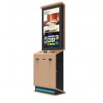 Custom design Lobby Touch Screen Kiosk With Fingerprint And Passport Scanner for sale