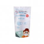 Zipper Seal Printed Poly Bag Stand Up Pouch Plastic Socks Packaging Bag Moisture Proof for sale
