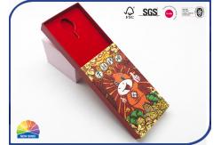 China Rectangle Hot Stamping Drawer Paper Box For Cosmetics Packaging CMYK supplier