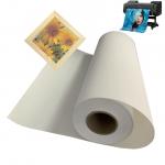 Waterproof Inkjet Digital Printing Cotton Canvas Fabric Roll For Aqueous Inks for sale