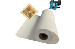 China Waterproof Inkjet Digital Printing Cotton Canvas Fabric Roll For Aqueous Inks supplier