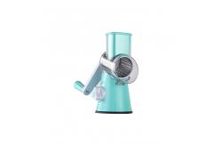 China Kitchen Plastic Rotary Hand Held Vegetable Chopper ABS AS Blue Red supplier