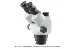 China Trinocular Stereo Optical Microscope With Optional Eyepieces / Auxiliary Objectives supplier
