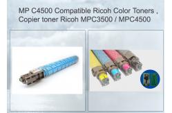 China Mpc4500 / 3500 Cyan Ricoh Toner Cartridge 888607 With 17000 Yield Pages supplier