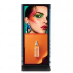 Splicing 70 Inch 4K LCD Advertising Kiosk with Free CMS Software High Resolution for sale