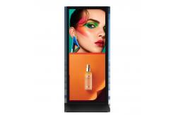 China Splicing 70 Inch 4K LCD Advertising Kiosk with Free CMS Software High Resolution supplier