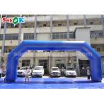 Inflatable Gantry Blue PVC 9.14 X 3.65 Meter Inflatable Arch For Event Advertising Easy To Clean for sale