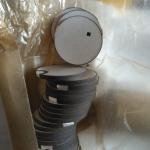 Round Shape Piezo Ceramic Plate Two Electrodes In The Same Side Customized Size for sale
