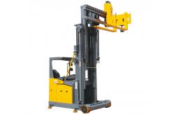 China 1500kg 3300lbs 1.5Ton Electric Lift Stacker Reach Truck Adjustable Steering Wheel supplier