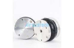 China Rubber Air Spring Parker 9109400 Single Convoluted Air Bellows with Aluminum Plate supplier