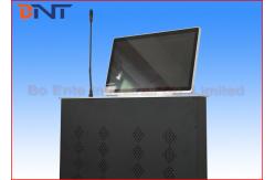 China Ultra Thin Vertical LCD Monitor Lift With Motorized Separate Lifting Microphone supplier