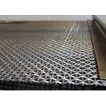 SS304 Lock Crimped Woven Wire Mesh 12kg/Sqm Anti Vibration