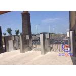 Non Touching Swing Barrier Gate Stainless Steel 35 Persons Per Min Running Rate for sale