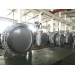 DN1200 Size Double Flanged Gear Box Operator Marine Butterfly Valve