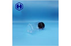 China Triangle Unique Shape Food Storage PET Marshmallow Plastic Jar Screw Top Lid supplier
