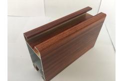China High Simulation Wood Grain Aluminium Profiles Surface Exquisite supplier