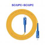 0.9mm 2.0mm Single Core Fiber Cable Sc Upc Patch Cord CE Approved for sale