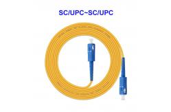 China Simplex Single Mode Fiber Cable SC UPC SC UPC For Data Center supplier