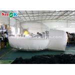 Dome Inflatable Tent Outside White Inflatable Air Tent Transparent For Camping / Traveling