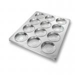 RK Bakeware China Foodservice NSF Industrial Round Nonstick Aluminium Dish Pizza Pan for sale