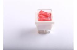 China Durable Red Push Button Rocker Switch Self Locking For Kitchen Equipment supplier