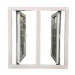 60 Series PVC Casement Windows Single Double Glazed Casement Windows for sale