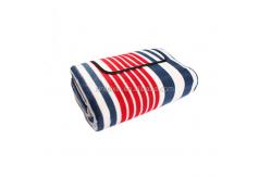 China Manufacturer stripe padded beach mat foldable picnic mat flannel sleeping mat supplier