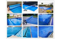 China PE  2.5×50m 400 Micron Solar Swimming Pool Cover supplier