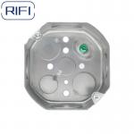 Custom Electrical Conduit Boxes Steel Box Octagon With Raised Ground Screw for sale