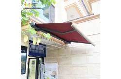China Aluminum Waterproof Retractable Awning Balcony Folding Full Cassette Retractable Awning supplier
