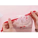Custom Moisture Proof Clothes Cosmetics Drawstring Plastic Bags