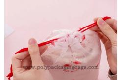 China Custom Moisture Proof Clothes Cosmetics Drawstring Plastic Bags supplier