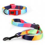 Lightweight Puppy Collar And Leash Set Firm Metal Buckle Adjustable Dog Leash for sale