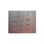 16 Keys Rugged Numeric Keypad IP67 Waterproof Stainless Steel Industrial Metal Keypad for sale