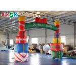 5*4m Inflatable Christmas Arch With Gift Box For Garde / Street