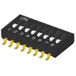 UL 1.27mm Half Pitch DIP Switch With Gull Wing Lead