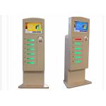 Windows 7/8.1/10 Interactive Touch Screen Kiosk With Cell Phone USB Charger Station for sale
