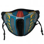 Light Up Voice LED Face Mask Music Adjustable Size For Adults for sale