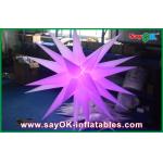 Diameter 1.5m Inflatable Lighting Decoration , Adverstiing Led Light Star for sale