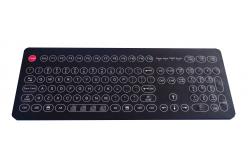 China Robust polycarbonate cased washable membrane keyboard with numeric keypad supplier