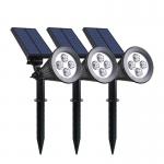 ABS 5V 200 lumen LED Solar Garden Light for sale