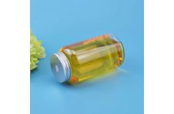 China 650ml Empty Milk Tea Plastic Beverage Bottle With Aluminum Screw Lid supplier