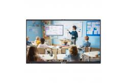 China Interactive Smart Board 4K High Precision Infrared 40 Point Touch Custom LOGO supplier